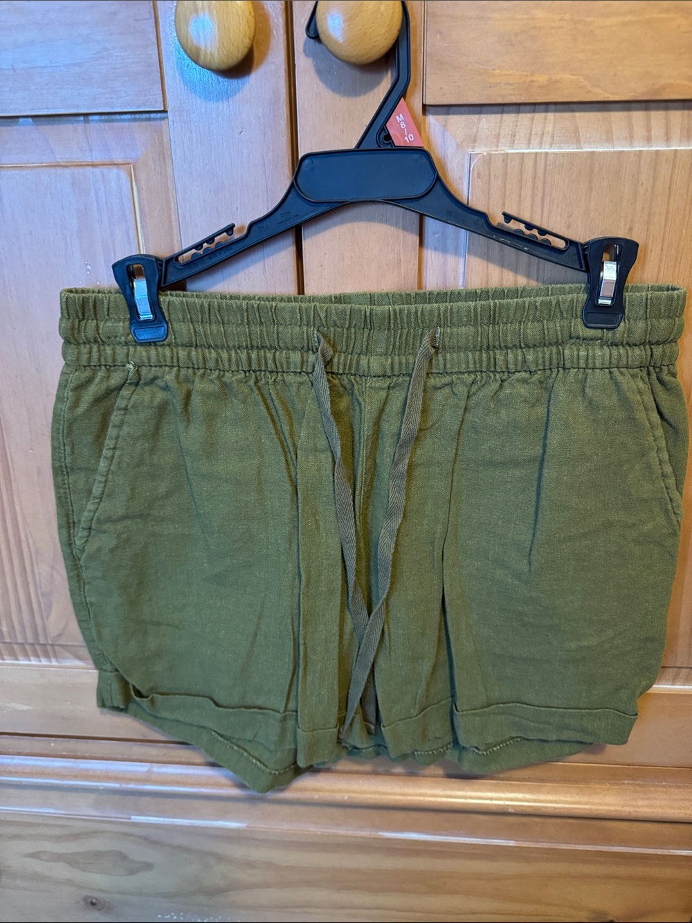 Old Navy Olive Drawstring Athletic Shorts